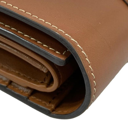 Celine Trifold Wallet Small Tri-fold Wallet 10f523cq704lu Tan (brown)