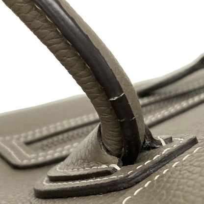 Celine Handbag Luggage Nano Shopper Gray Beige