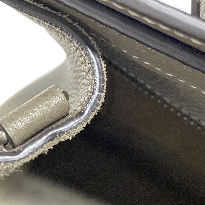 Celine Handbag Luggage Nano Shopper Gray Beige