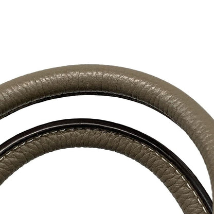 Celine Handbag Luggage Nano Shopper Gray Beige