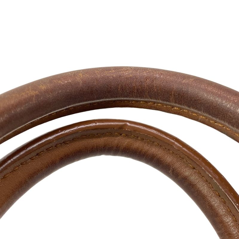 Celine Handbag Luggage Nano Shopper Ivory X Dark Navy X Brown Tricolor Leather