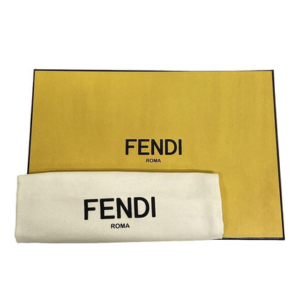 Fendi Shoulder Bag Rice Ball Bag 7as240-apu0 White And Black Detachable Strap