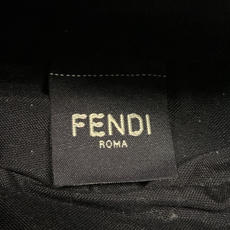 Fendi Shoulder Bag Rice Ball Bag 7as240-apu0 White And Black Detachable Strap