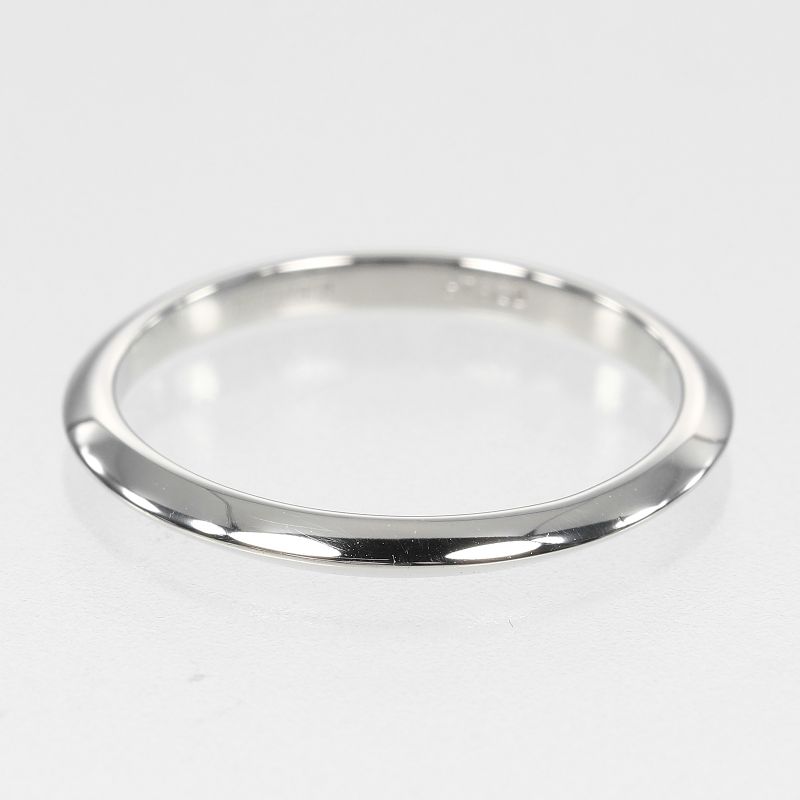 Tiffany & Co Knife Edge Pt950platinum 10.5 Ladies 2.5g Ring