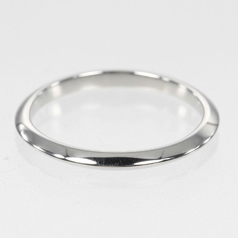 Tiffany & Co Knife Edge Pt950platinum 10.5 Ladies 2.5g Ring