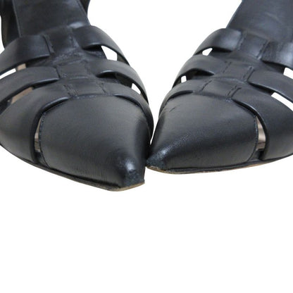 Good Christian Dior Sauvage Leather Gurkha Sandals 36 1/2 Equivalent to 23.5cm