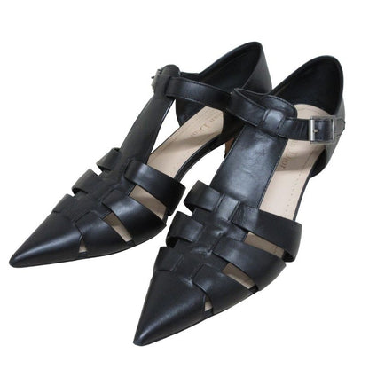 Good Christian Dior Sauvage Leather Gurkha Sandals 36 1/2 Equivalent to 23.5cm