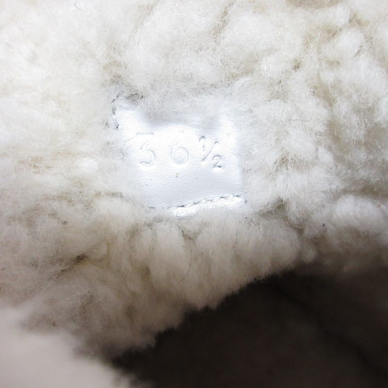 Good Hermes Jimmy Mouton High Cut Sneakers 36 1/2 23.0cm (9.06in) Equivalent