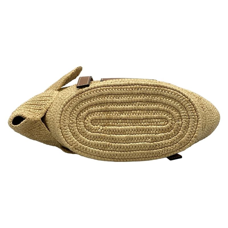 Loewe Tote Bag Elephant Basket Small Beige And Brown Basket Bag