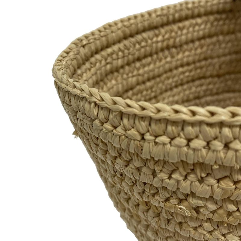 Loewe Tote Bag Elephant Basket Small Beige And Brown Basket Bag