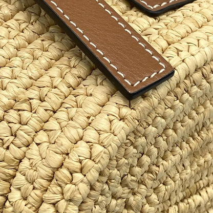 Loewe Tote Bag Elephant Basket Small Beige And Brown Basket Bag