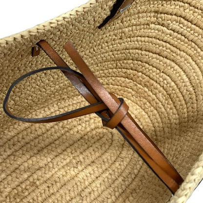 Loewe Tote Bag Elephant Basket Small Beige And Brown Basket Bag