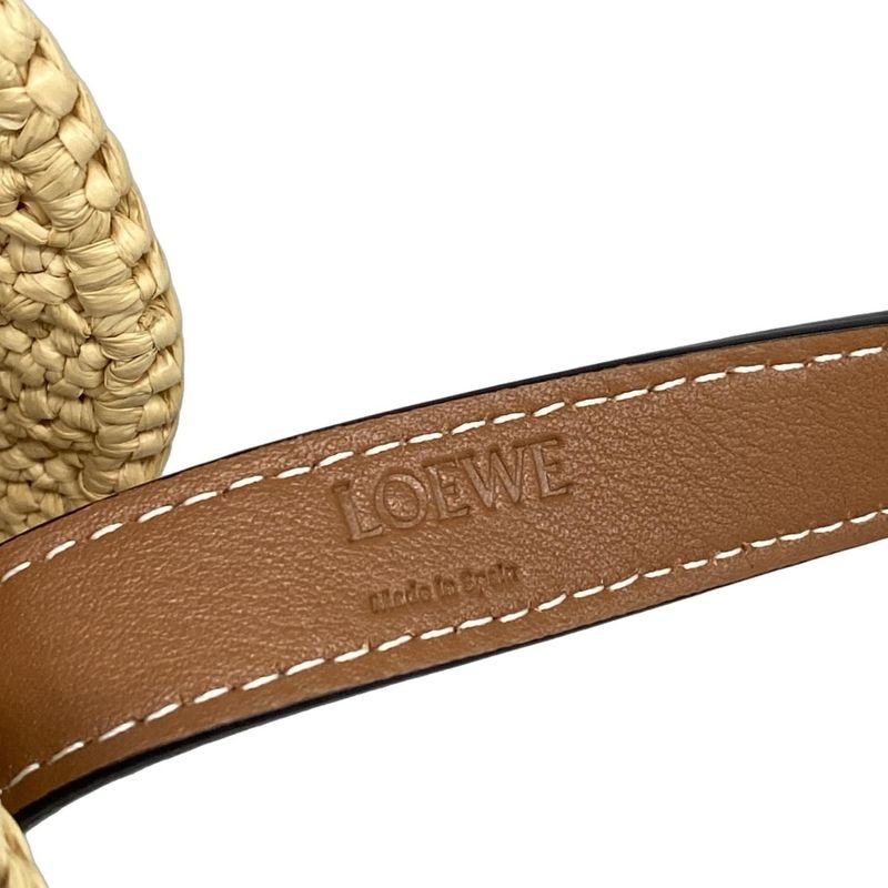 Loewe Tote Bag Elephant Basket Small Beige And Brown Basket Bag