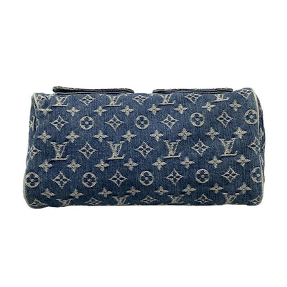 Louis Vuitton Handbag Monogram Denim Neo Speedy M95019 Blue Cotton Leather