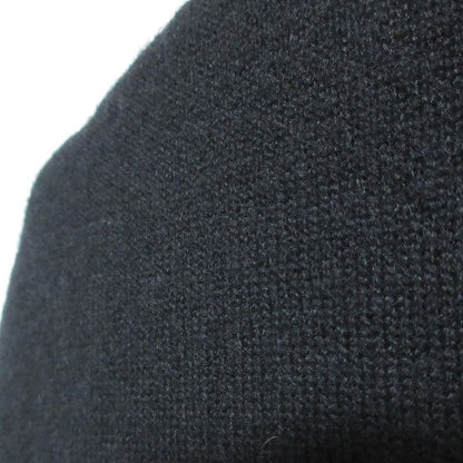Chanel Cashmere Short Sleeve Ribbon Cable Knit Sweater P46758 Size 34 Black