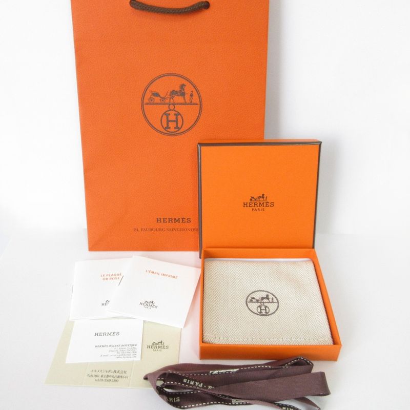 Hermes Uni Enamel Bangle Bracelet Pink Gold Color Ladies Used