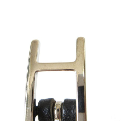 Good Hermes Api 3 Doublétour 2-Strand Bracelet Box Calf Black Silver Color