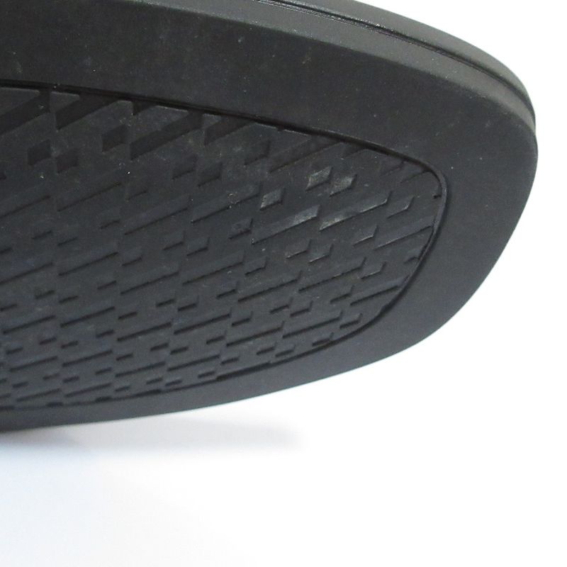 Hermes Aloha Flat Sandals Mules 35 22.5cm (8.86in) Equivalent Black Women's Used