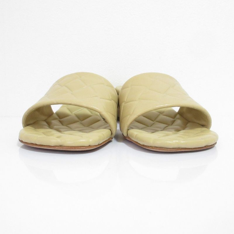 Bottega Veneta Amy Intrecciato Shape Push Mule Sandals 36 Equivalent to 23cm