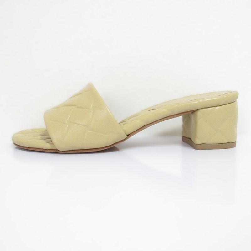 Bottega Veneta Amy Intrecciato Shape Push Mule Sandals 36 Equivalent to 23cm