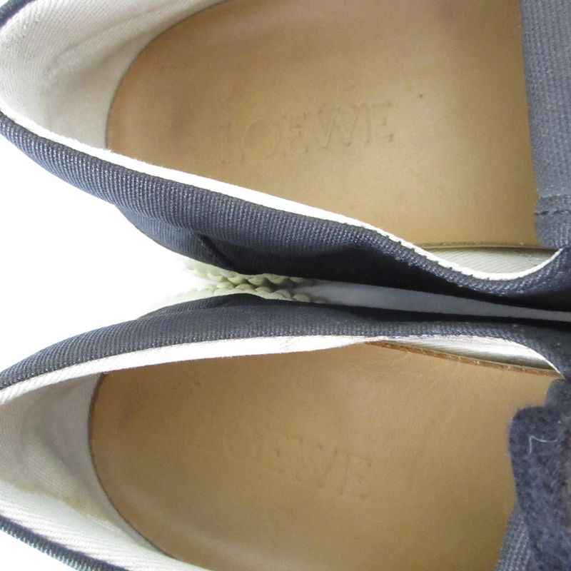 Good Loewe Anagram Flap Canvas Sneakers 822201 37 Equivalent to 23.5cm (9.25in)