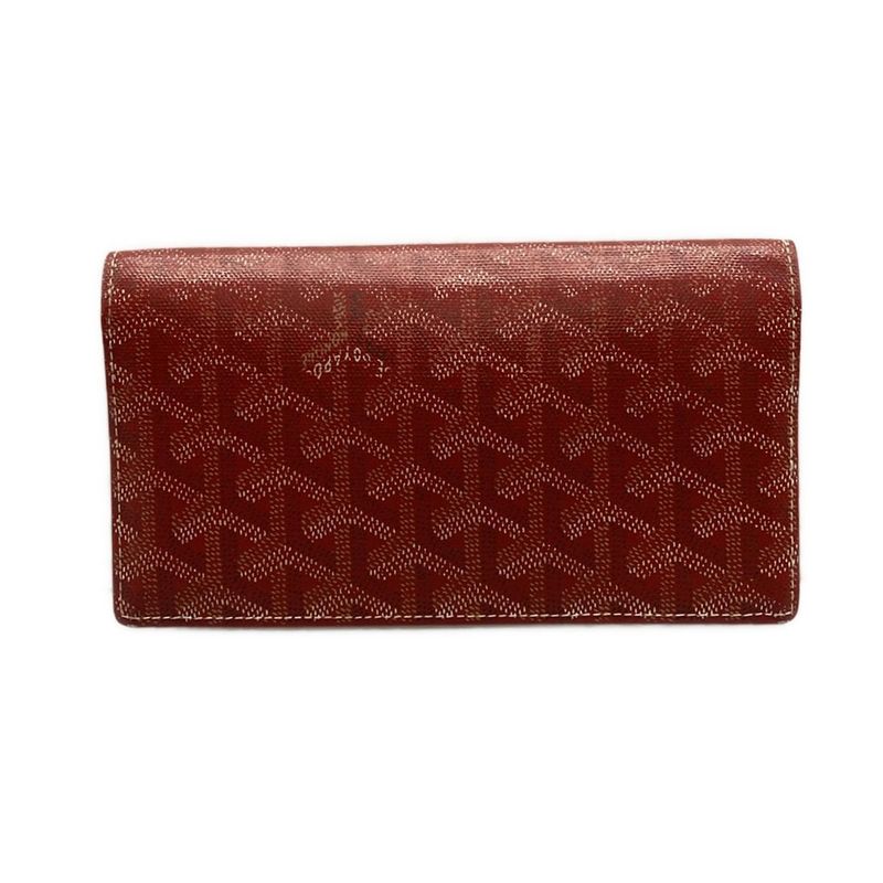 Goyard Long Wallet - Red×white