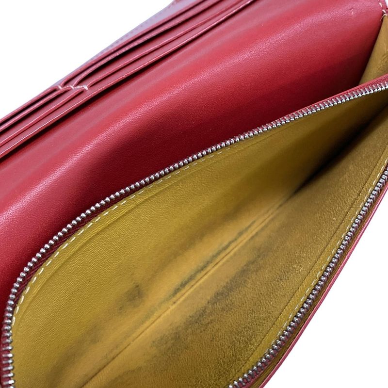 Goyard Long Wallet - Red×white