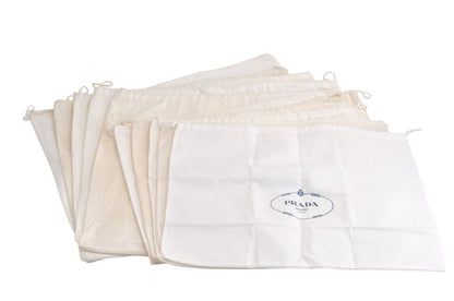 Prada Vintage Dust Bags 10 Sets Cotton 23.2 X 18.9 X 0.2 (9.13 X 7.44 X 0.08in)
