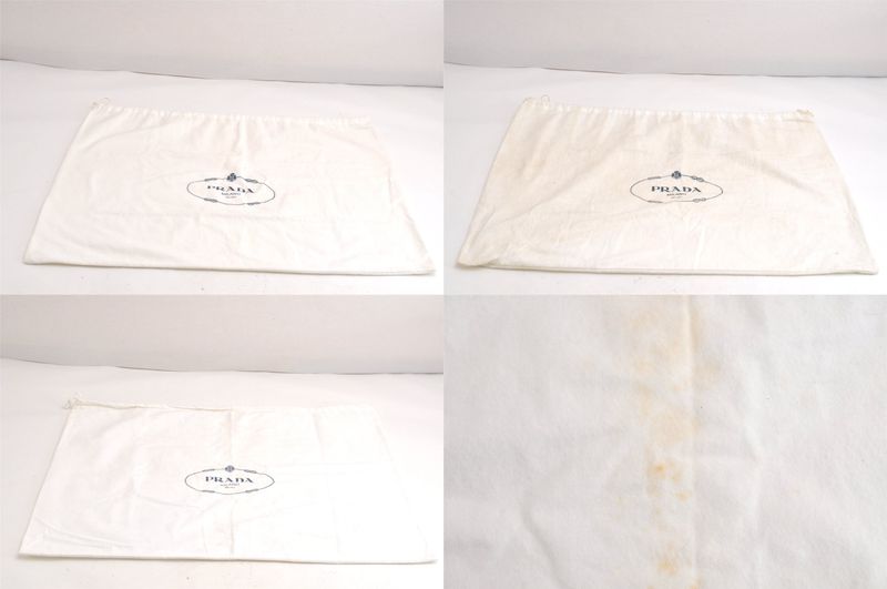 Prada Vintage Dust Bags 10 Sets Cotton 23.2 X 18.9 X 0.2 (9.13 X 7.44 X 0.08in)