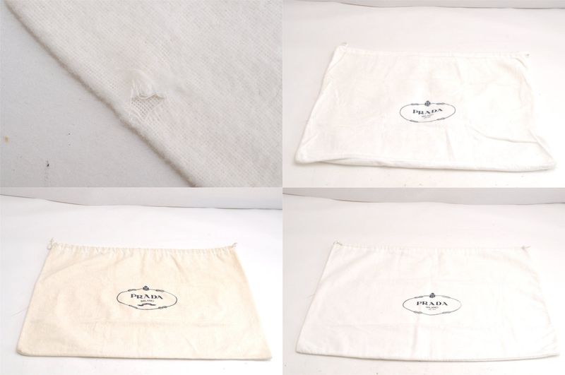 Gucci Prada Vintage Dust Bag 20 Set Cotton 17.1 X 13.4 X 0.1 (6.73 X 5.28 X