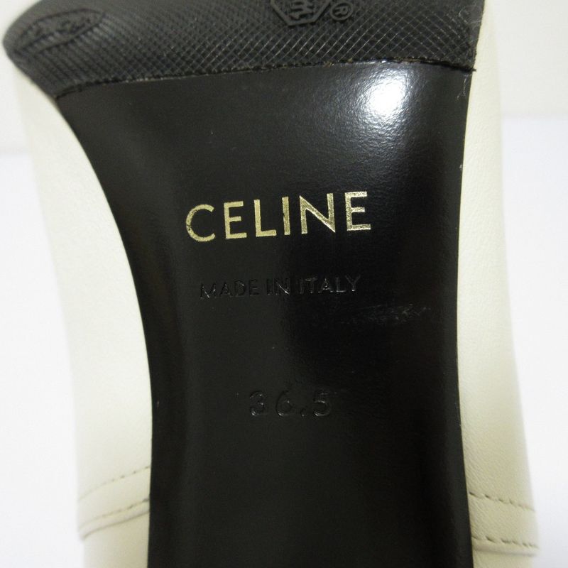 Good Celine Side Gore Short Bootie Boots Size 36.5 Equivalent to 23.5cm