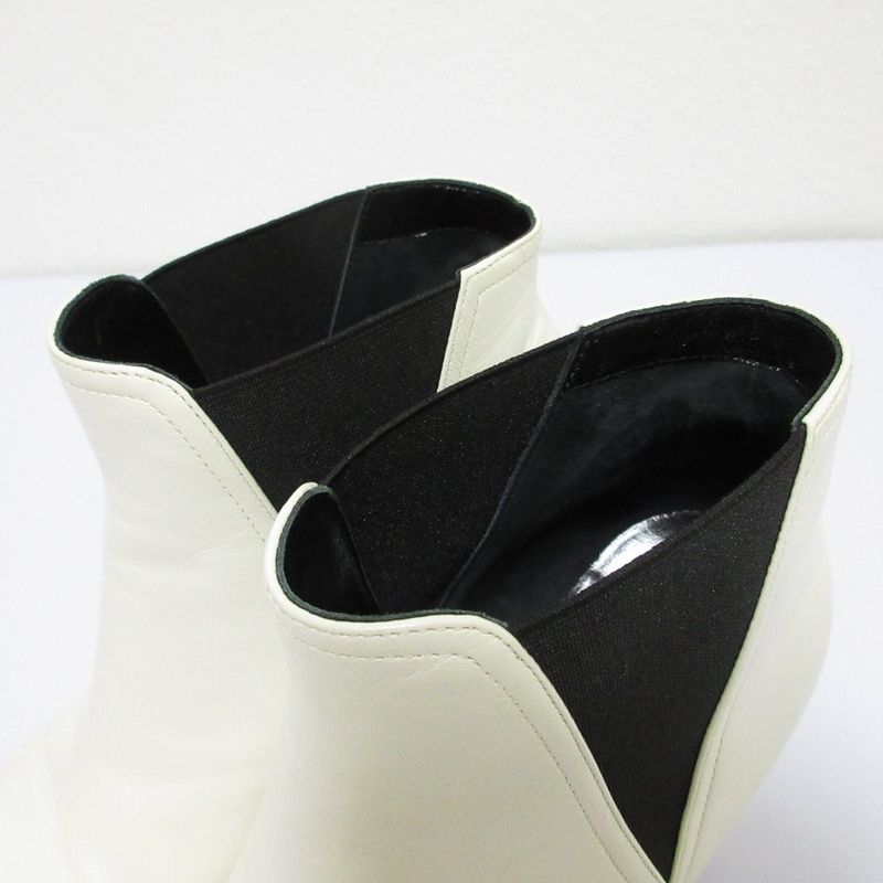 Good Celine Side Gore Short Bootie Boots Size 36.5 Equivalent to 23.5cm