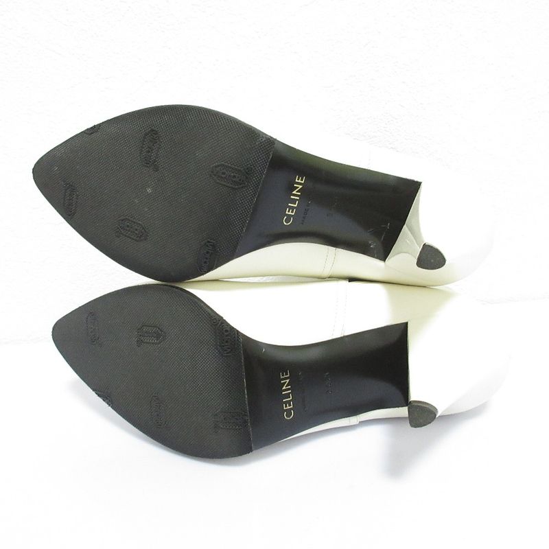 Good Celine Side Gore Short Bootie Boots Size 36.5 Equivalent to 23.5cm