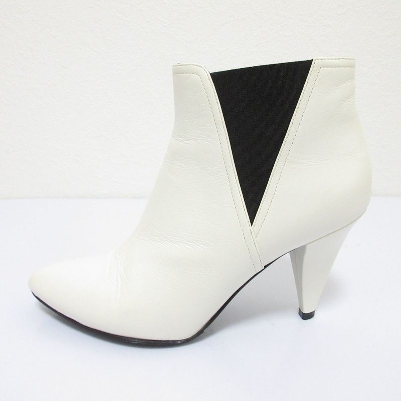 Good Celine Side Gore Short Bootie Boots Size 36.5 Equivalent to 23.5cm