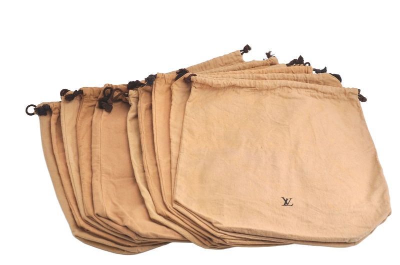 Louis Vuitton 10 Sets Of Dust Bags Cotton Beige 16.5 X 19.7 X 0.4 (6.50 X 7.76