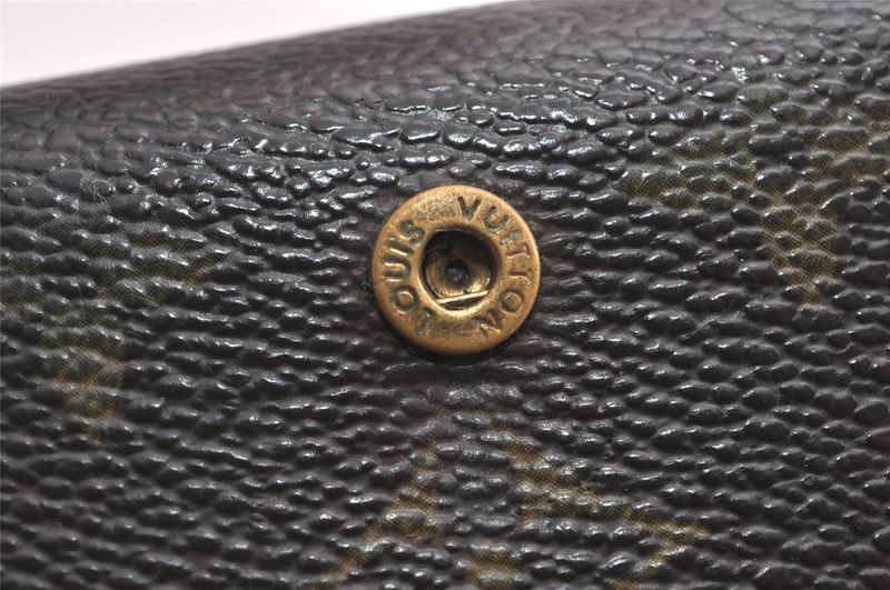 Louis Vuitton Monogram Bifold Wallet Set Of 3 Brown LV Junk 4077n