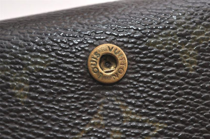 Louis Vuitton Monogram Bifold Wallet Set Of 3 Brown LV Junk 4077n