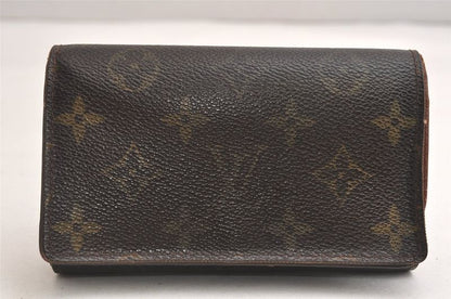 Louis Vuitton Monogram Bifold Wallet Set Of 3 Brown LV Junk 4077n
