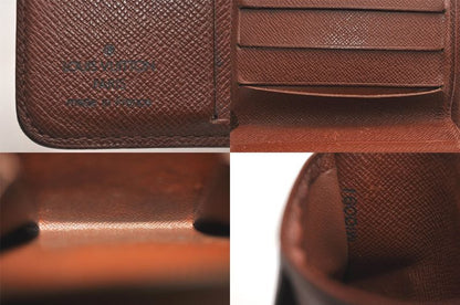 Louis Vuitton Monogram Bifold Wallet Set Of 3 Brown LV Junk 4077n