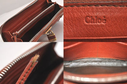 Bottega Veneta Bottega Veneta Celine Chloe Wallet Pouch Leather Pvc Black Brown