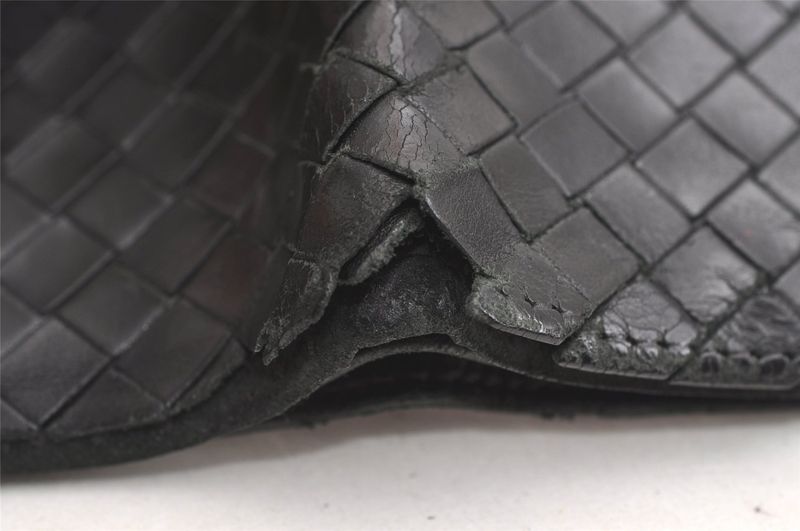 Bottega Veneta Bottega Veneta Celine Chloe Wallet Pouch Leather Pvc Black Brown