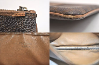 Bottega Veneta Bottega Veneta Celine Chloe Wallet Pouch Leather Pvc Black Brown