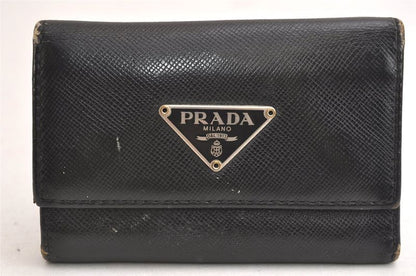 Miu Miu Prada Long Wallet Key Pass Case Leather Pink Red 4 Sets 4145n