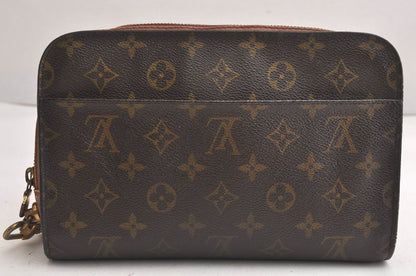 Louis Vuitton Monogram Orsay Clutch Handbag Wallet M51790 LV 4192n