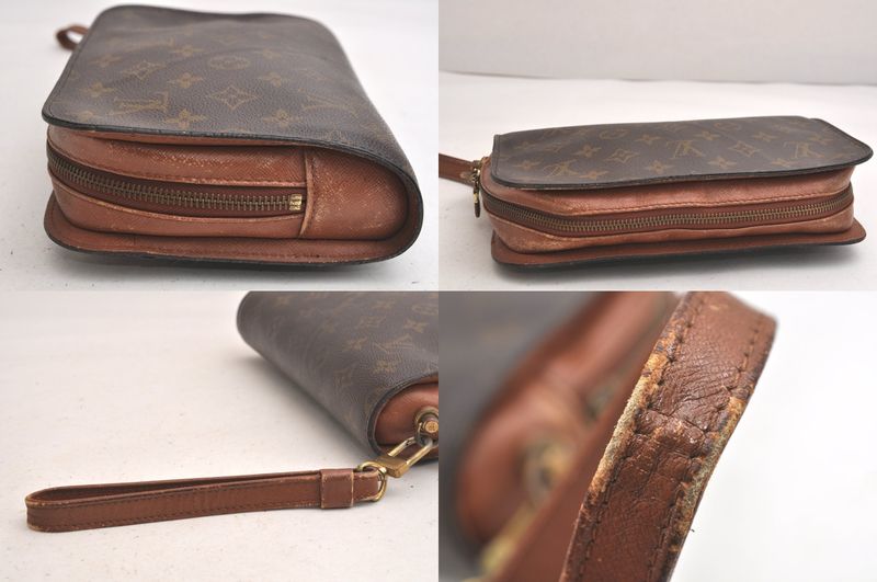 Louis Vuitton Monogram Orsay Clutch Handbag Wallet M51790 LV 4192n