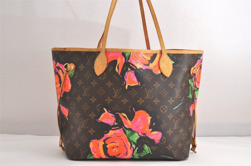 Louis Vuitton Monogram Rose Neverfull MM Tote Bag M48613 LV 4194n
