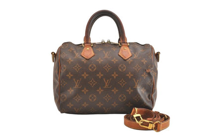 Louis Vuitton Monogram Speedy Bandouliere 25 Handbag M40390 LV 4195n