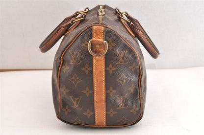 Louis Vuitton Monogram Speedy Bandouliere 25 Handbag M40390 LV 4195n