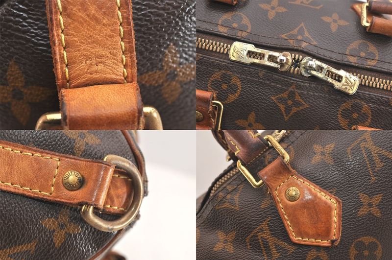 Louis Vuitton Monogram Speedy Bandouliere 25 Handbag M40390 LV 4195n