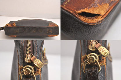 Louis Vuitton Monogram Marly Dragonne GM M51825 Clutch Bag Junk 4199n